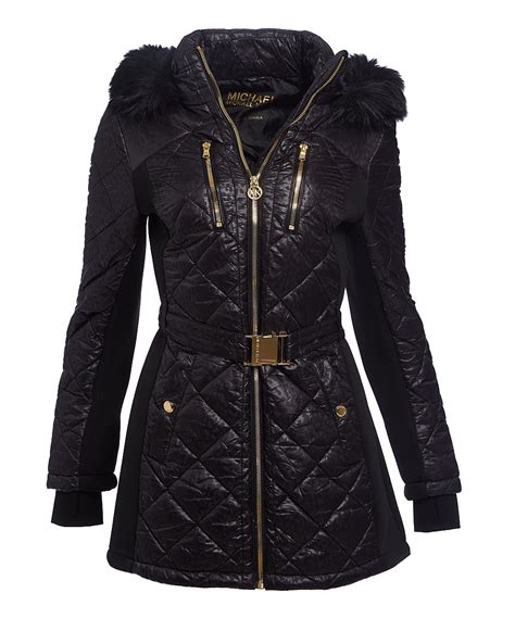 winter women michael kors jackets|Michael Kors black jacket women's.